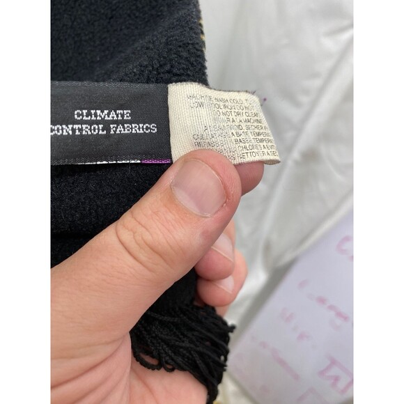 Woman’s Polartec Scarf Neckworks Black Cheetah Print 60 Inch X 10.5 Inch - Picture 6 of 7